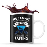 Mug personnalisable rafting Prénom Métier Age tasse pour Rafteur - Planetee