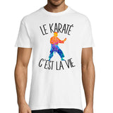 T-shirt homme karaté c'est la vie - Planetee