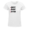 T-shirt femme Best Baby Ever - Planetee