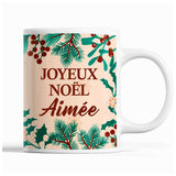 Tasse Noël Aimée Beige - Planetee