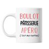Mug Pâtisserie C'est ma Routine Blanc - Planetee