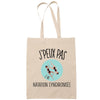Sac Tote Bag J'peux pas Natation synchronisee beige - Planetee