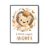 Affiche Andréa bébé Lion Roi - Planetee