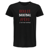 T-shirt homme Basketball C'est ma Routine - Planetee