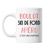 Mug Ski De Fond C'est ma Routine Blanc - Planetee