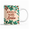 Tasse Noël Leslie Beige - Planetee