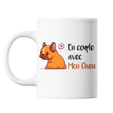 Mug Couple En couple avec mon chien labrador - Planetee