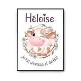 Affiche Héloïse Amour et Biberon de Lait Vache - Planetee