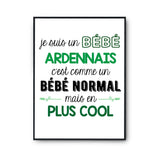 Affiche fier d'être Ardennais - Planetee