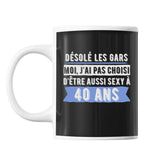 Mug 40 ans homme sexy - Planetee