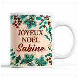 Tasse Noël Sabine Beige - Planetee