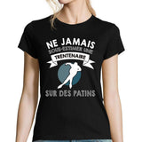 T-shirt femme patinage trentenaire - Planetee