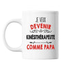 Mug Je veux devenir Kinésithérapeute comme Papa - Planetee