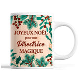 Tasse Noël Directrice femme Beige - Planetee