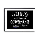 Affiche Graphiste Femme Métier Meilleure de France - Planetee