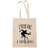 Sac Tote Bag J'peux pas Course d'orientation beige - Planetee