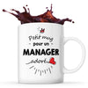 Tasse Petit Mug d'un Manager adoré - Planetee