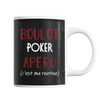Mug Poker C'est ma Routine - Planetee