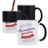 Mug magique Epicière Femme Meilleure de France | Tasse Métier imprimée en France - Planetee