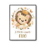 Affiche Elio bébé Lion Roi - Planetee