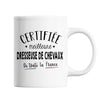 Mug Femme Dresseuse de Chevaux Meilleure de France | Tasse Blanc métier - Planetee