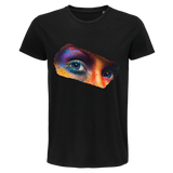 T-shirt homme Graphique Art Yeux bleus - Planetee