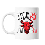 Mug Féria faire du sale j'peux pas Blanc - Planetee