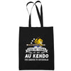 Sac Tote Bag Kendo Légende tu deviendras Noir - Planetee