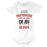 Body bébé La Petite Partenaire de Jeu de Papa - Planetee