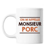 Mug On M'appelle Monsieur Porc Blanc - Planetee