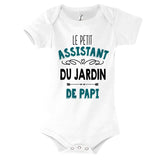 Body bébé Le Petit Assistant du Jardin de Papi - Planetee