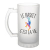 Chope de bière Basket c'est la vie Basketball - Planetee