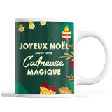 Tasse Noël Cadreuse femme Vert - Planetee