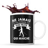 Mug personnalisable Marche Prénom Métier Age tasse pour Marcheur - Planetee