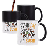 Mug Magique J'peux pas Sushi - Planetee