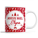 Tasse Noël Elyne Rouge - Planetee