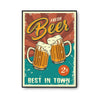 Affiche Vintage Bière Best Beer - Planetee