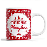 Tasse Noël Marylène Rouge - Planetee