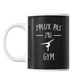 Mug gym j'peux pas Noir - Planetee