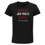 T-shirt femme Jeux Vidéo C'est ma Routine - Planetee