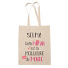 Tote Bag Selma Meilleure Maman - Planetee