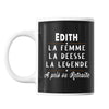 Mug prénom Edith cadeau départ retraite - Planetee