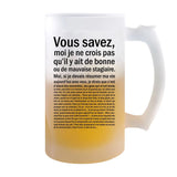 Chope de bière Femme Stagiaire Bonne ou mauvaise - Planetee