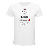 T-shirt Homme Chéri d'amour - Planetee