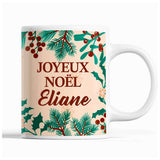 Tasse Noël Eliane Beige - Planetee