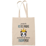 Sac Tote Bag renard amour beige - Planetee
