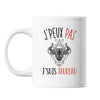 Mug Signe taureau j'peux pas Blanc - Planetee