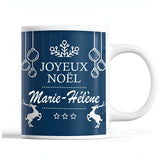 Tasse Noël Marie-Hélène Bleu - Planetee
