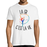 T-shirt homme gymnastique rythmique c'est la vie - Planetee