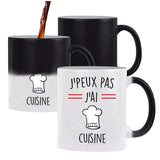 Mug Magique J'peux pas Cuisine toque - Planetee